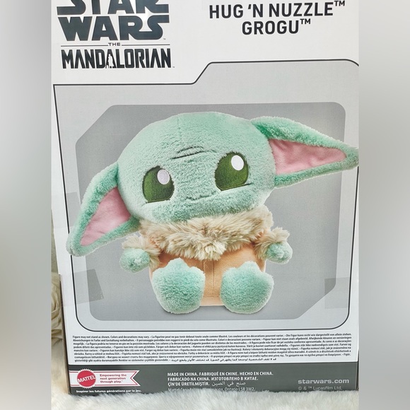 New with tag STAR WARS THE MANDALORIAN by Mattel HUG ‘N NUZZLE GROGU PLUSH - Picture 3 of 6